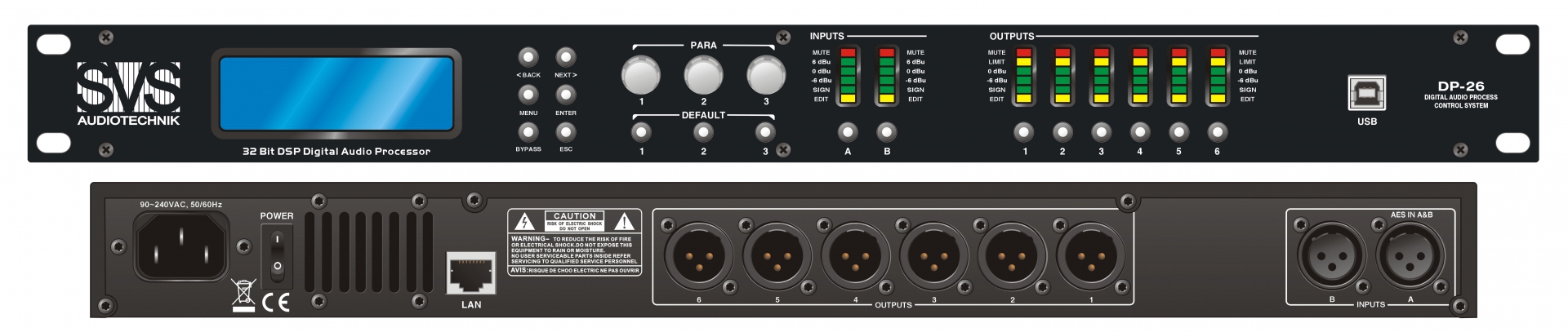 SVS Audiotechnik DP-26 Цифровой процессор: 2 входа 6 выходов в Арсеньеве