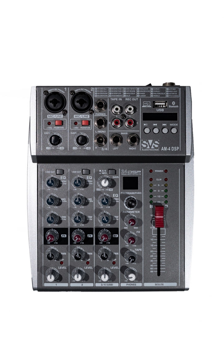 SVS Audiotechnik mixers AM-4 DSP Аналоговый микшерный пульт, 4-канала в Арсеньеве