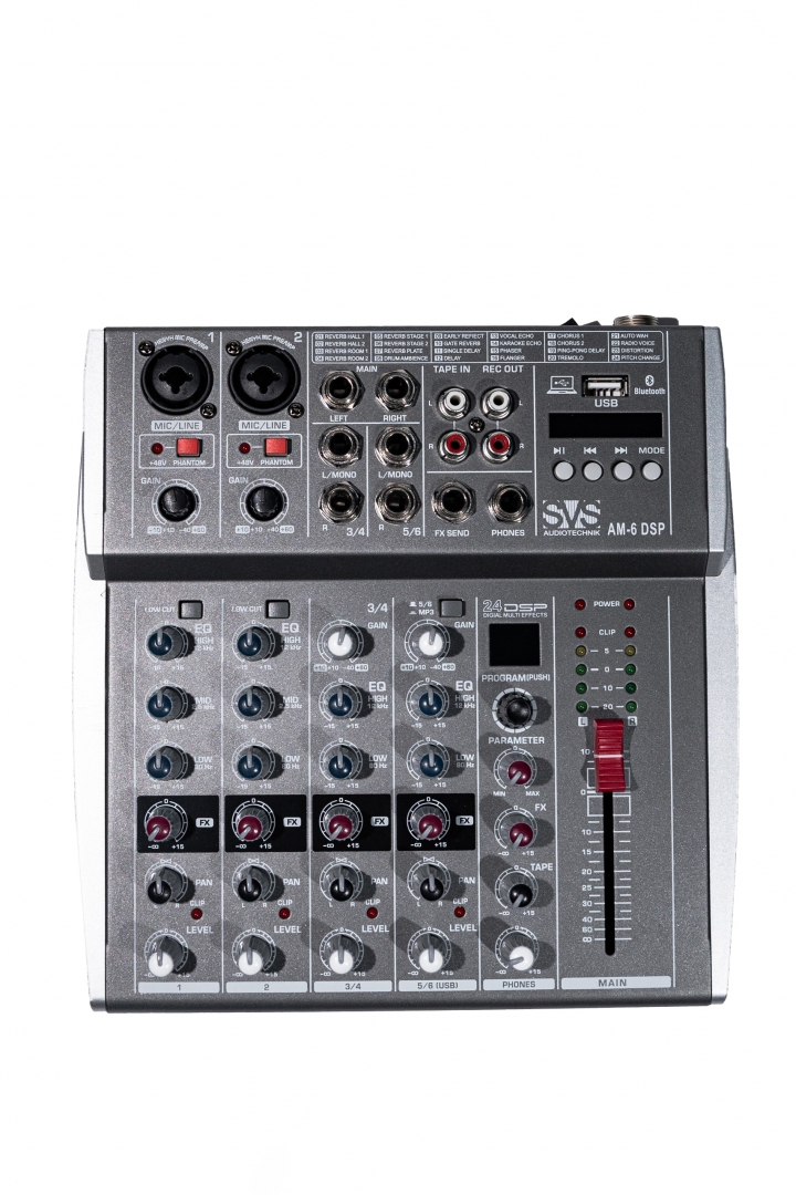 SVS Audiotechnik mixers AM-6 DSP Микшерный пульт аналоговый, 6-канальный SVS Audiotechnik mixers в Арсеньеве