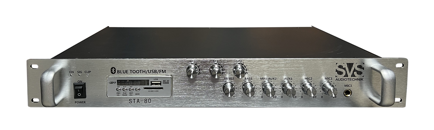 SVS Audiotechnik STA-80 Микшер-усилитель для систем Public Address в Арсеньеве